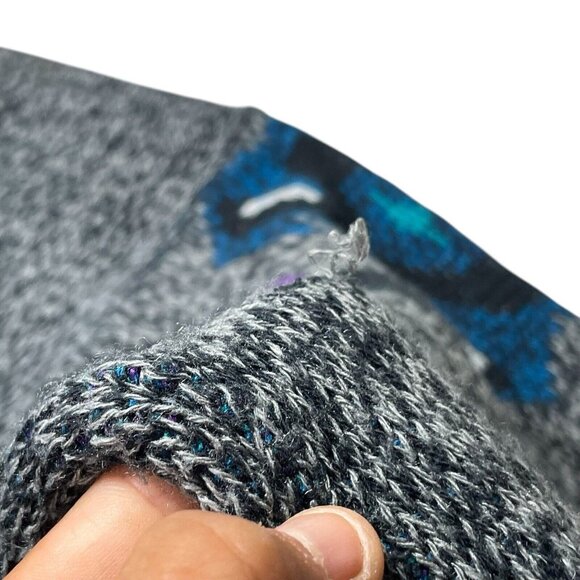 Vintage Nuovo New Forces Sweater Knit Geometric 90’s Grandpa- Men’s Size XL - Picture 5 of 7